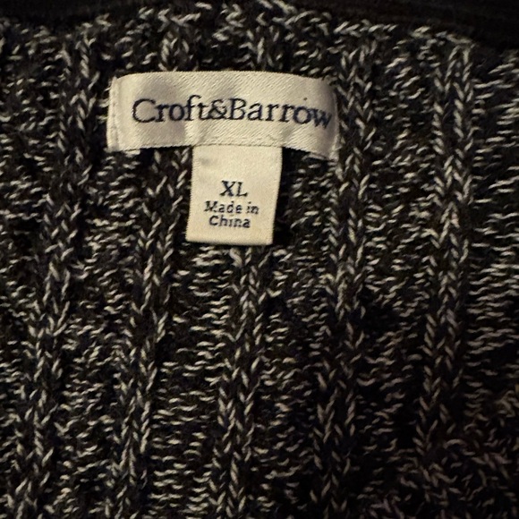 Women’s Croft &Barrow  Sweater Size XL Grey - Picture 4 of 5